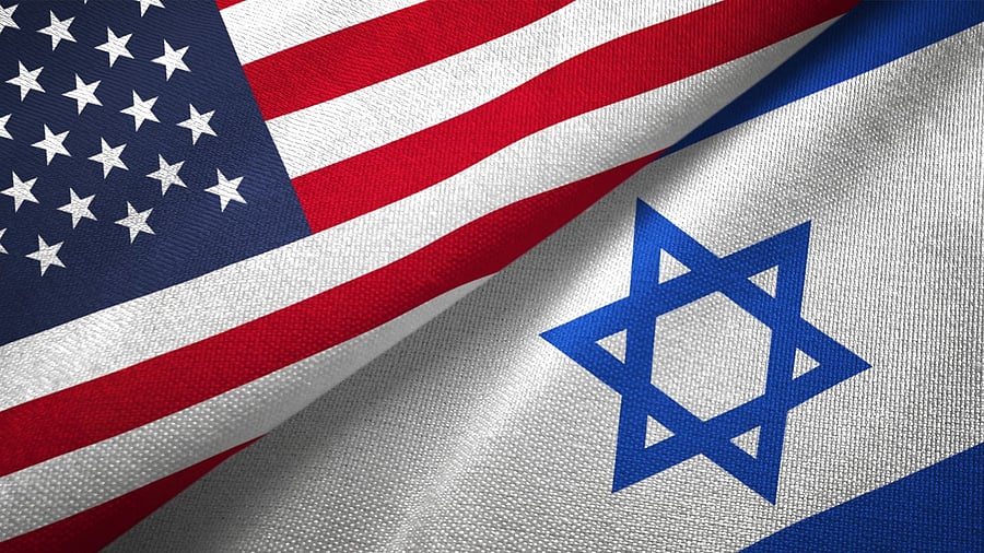 <div class="paragraphs"><p>Flags of USA and Israel.</p></div>
