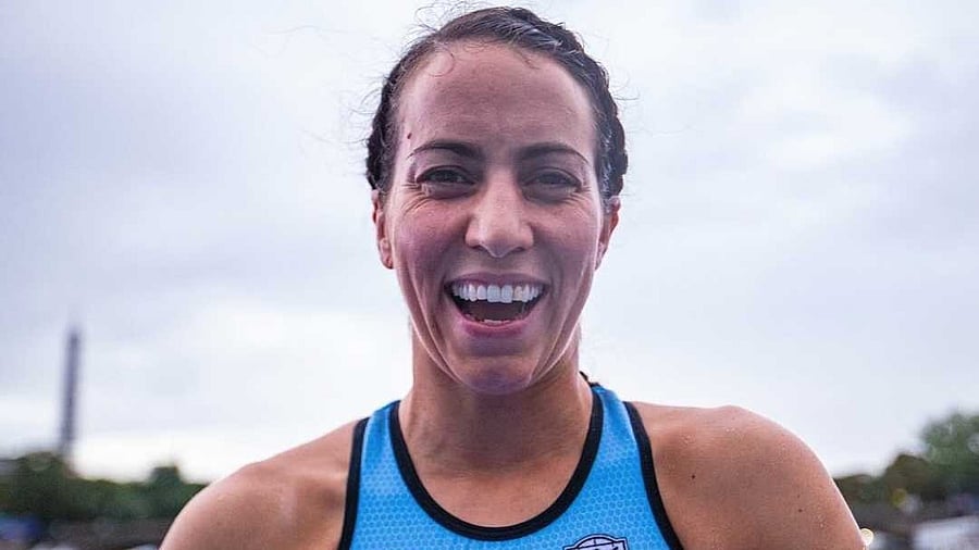 <div class="paragraphs"><p>Belgian triathlete&nbsp;Claire Michel.</p></div>