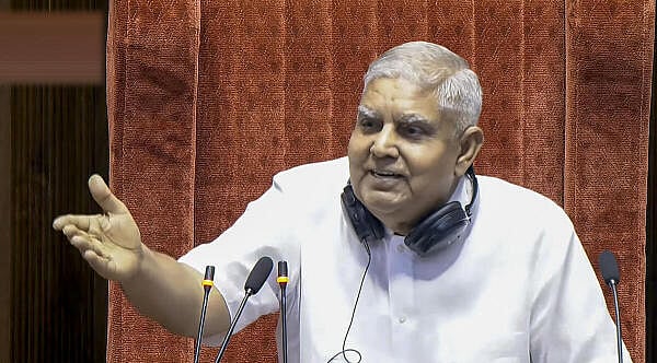 <div class="paragraphs"><p>Rajya Sabha Chairman Jagdeep Dhankhar conducts proceedings of the House during Monsoon session of Parliament, in New Delhi. </p></div>