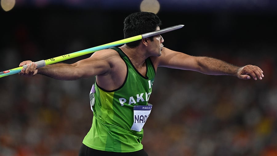 <div class="paragraphs"><p>Arshad Nadeem smashed the Olympic record and sent the Paris crowd into raptures. </p></div>