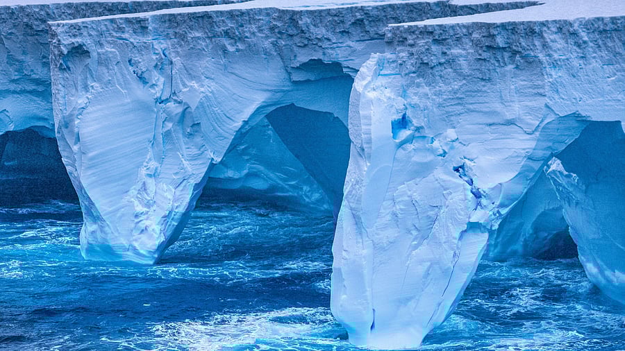 <div class="paragraphs"><p>The world's largest iceberg, named A23a, is seen in Antarctica, January 14, 2024, in this picture obtained from social media. </p></div>
