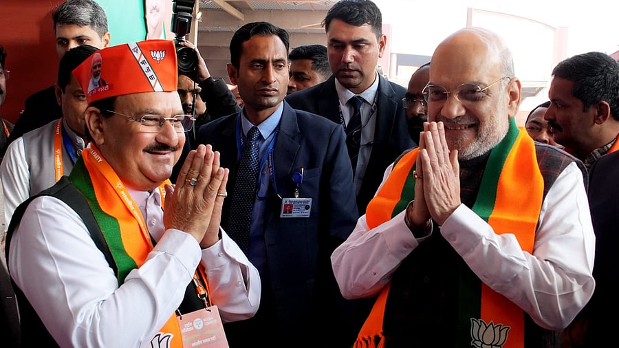 <div class="paragraphs"><p> Union Minister Amit Shah and BJP National President J P Nadda </p></div>