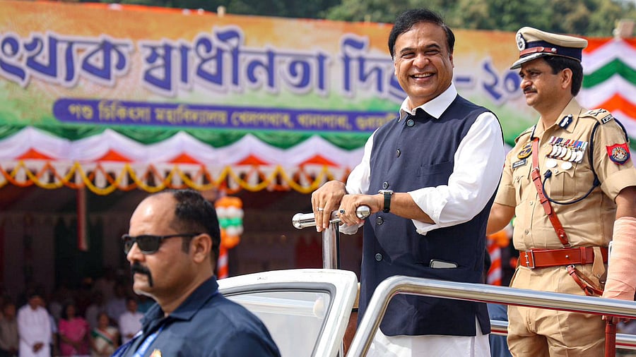 <div class="paragraphs"><p>Assam Chief Minister Himanta Biswa Sarma  in Guwahati.</p></div>
