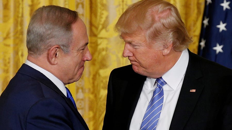 <div class="paragraphs"><p>File photo of Donald Trump and Benjamin Netanyahu. </p></div>