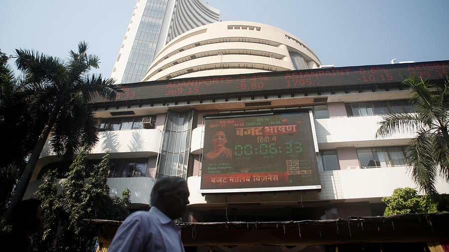<div class="paragraphs"><p>Representative image of Sensex building.</p></div>