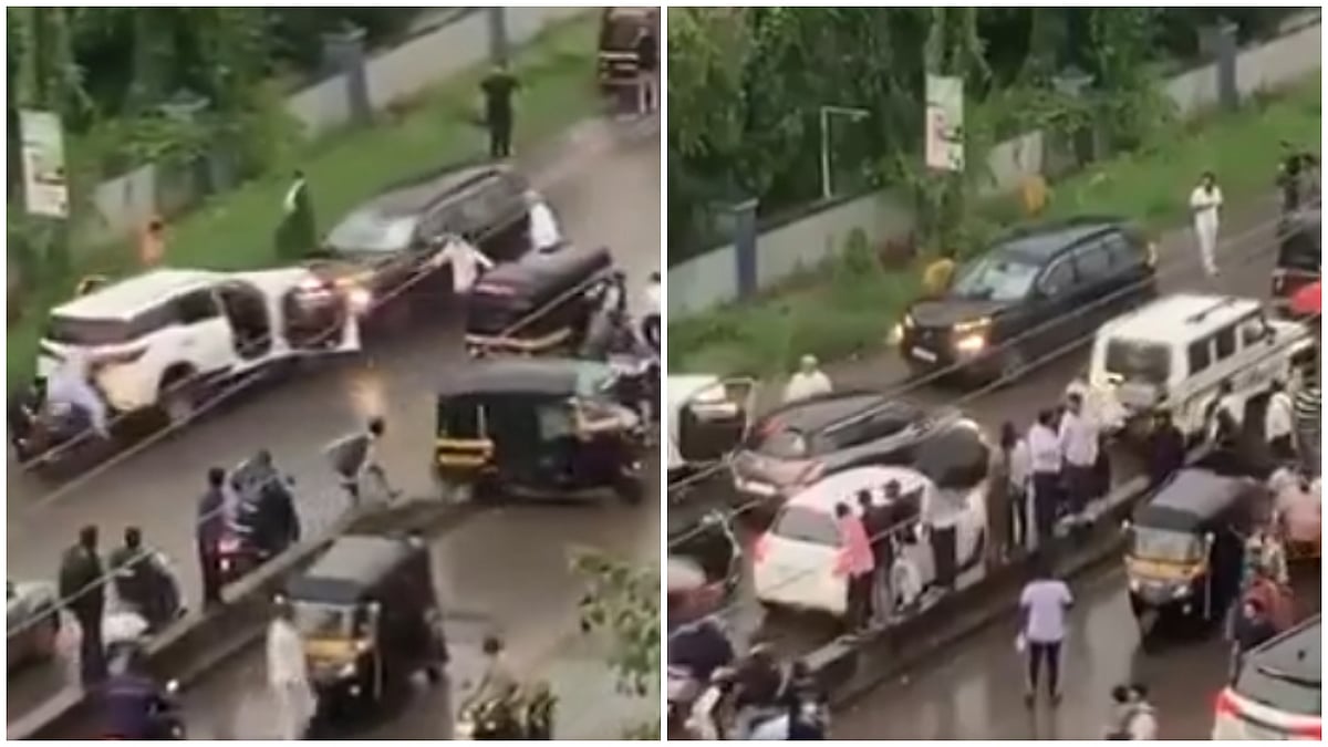 Watch | SUV rams into car, hits it again after U-turn as two groups ...