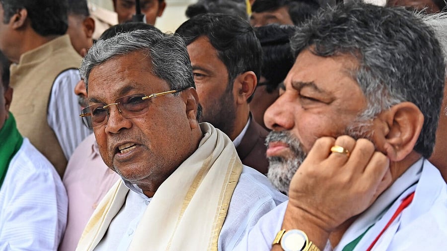 <div class="paragraphs"><p>Karnataka Chief Minister Siddaramaiah and his deputy D K Shivakumar. </p></div>