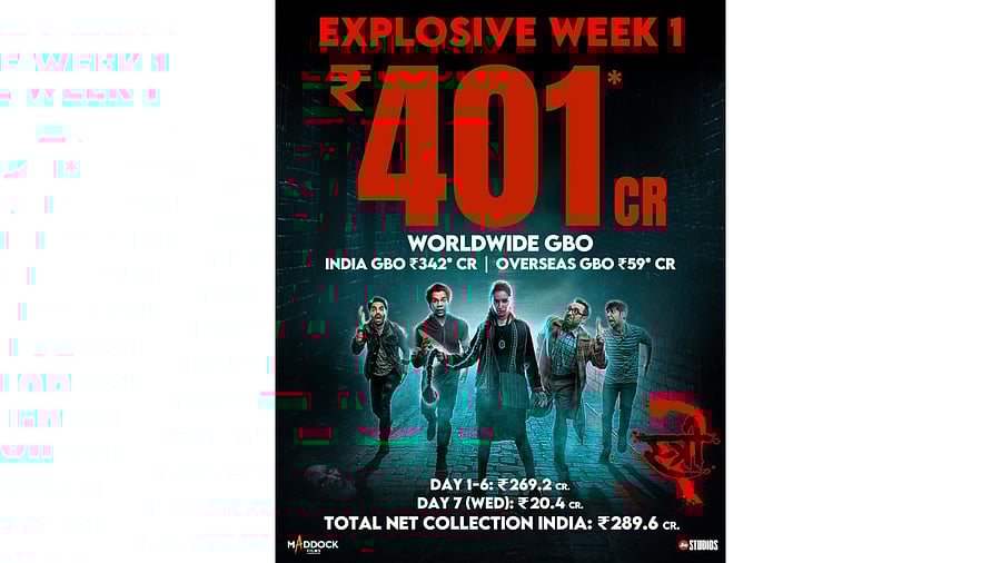 <div class="paragraphs"><p>Directed by Amar Kaushik and produced by Maddock Films, the Hindi film hit the screens on August 15 on Independence Day.</p></div>