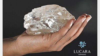<div class="paragraphs"><p>The image of the diamond was shared by Lucara in a press release </p></div>
