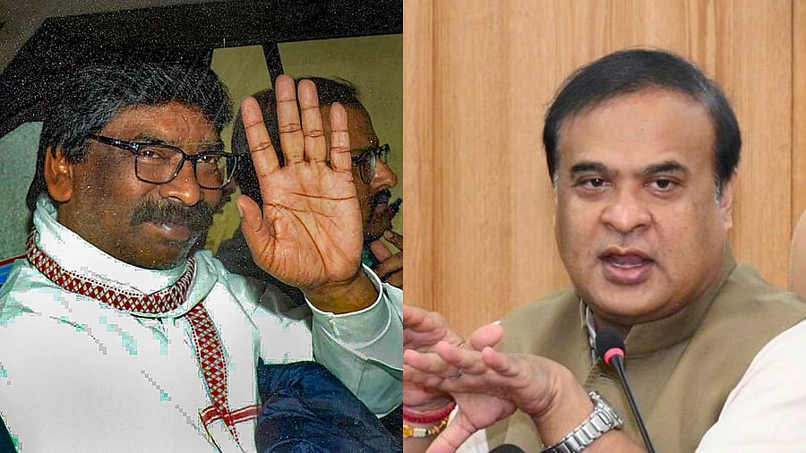 <div class="paragraphs"><p>Hemant Soren (L) and Himanta Biswa Sarma (R).</p></div>
