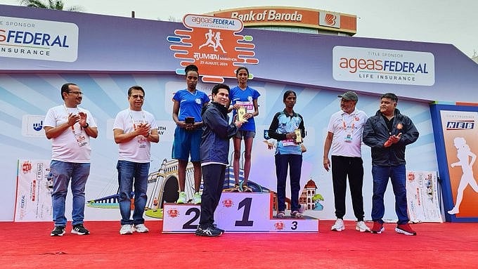 <div class="paragraphs"><p>Ageas Federal Mumbai Half Marathon.</p></div>