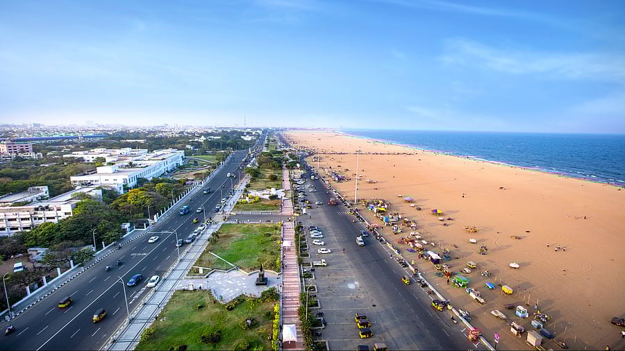 <div class="paragraphs"><p>Representative image showing Marina Beach.</p></div>