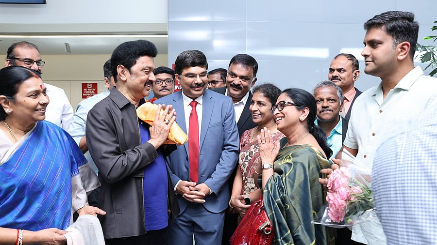 <div class="paragraphs"><p>The Tamil Nadu government signed agreements with several potential investors, including Microchip, Nokia and PayPal, during Chief Minister M K Stalin's trip to the USA to attract investments to the state.</p></div>