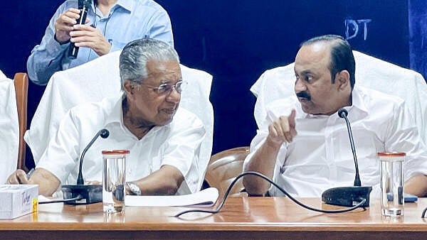 <div class="paragraphs"><p>Kerala Chief Minister Pinarayi Vijayan at an all-party meeting to review the situation after landslides, in Wayanad. </p></div>