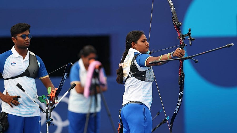 <div class="paragraphs"><p>Ankita Bhakat (R) and Dhiraj Bommadevara in action.</p></div>