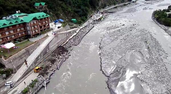 <div class="paragraphs"><p>A flood-affected area following cloudburst, at Raison in Kullu district, Saturday. </p></div>