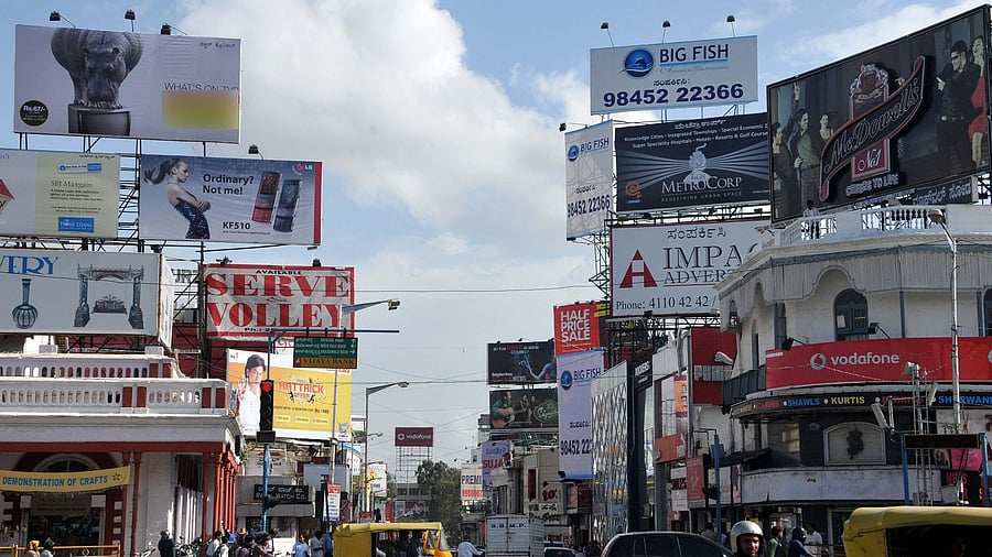 <div class="paragraphs"><p>A blatant misuse of permission to display hoardings had prompted the BBMP to ban outdoor advertisements in 2018. </p></div>