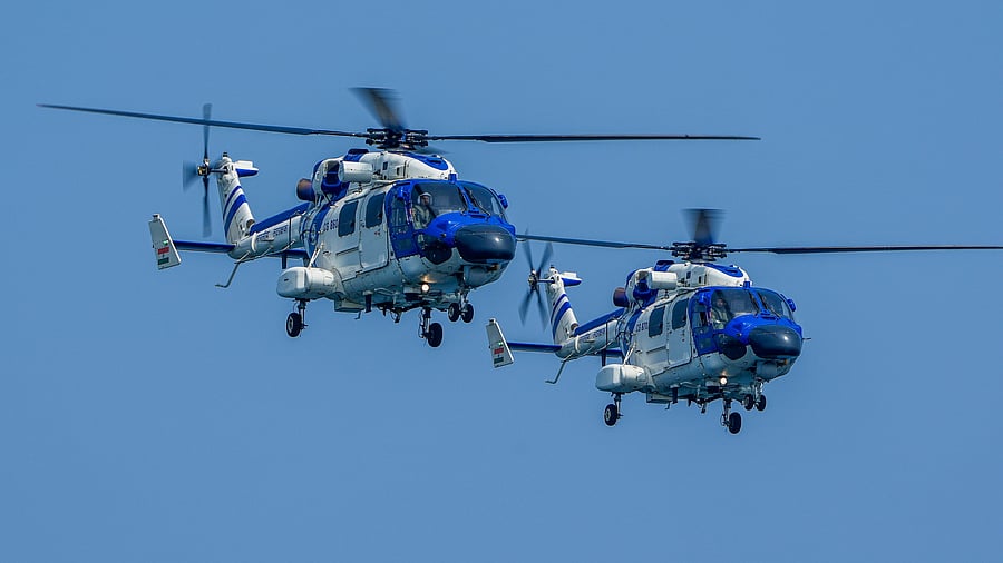 <div class="paragraphs"><p>Representative image of Indian Coast Guard helicopters.</p></div>