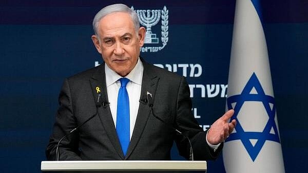 <div class="paragraphs"><p>Israeli Prime Minister Benjamin Netanyahu speaks during a news conference in Jerusalem. </p></div>