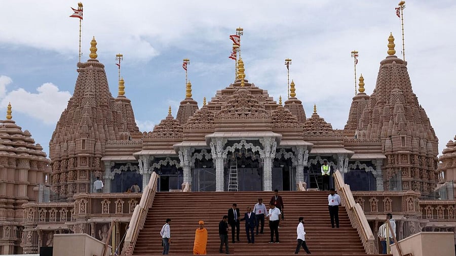 <div class="paragraphs"><p>The BAPS Hindu Mandir, the UAE's first Hindu temple, in Abu Dhabi.</p></div>
