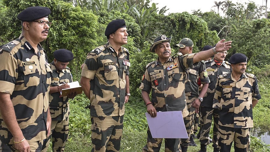 <div class="paragraphs"><p>File photo of Border Security Force (BSF) Director General Daljit Singh Chaudhary reviews tactical and operational preparedness during a visit to India-Bangladesh border. </p></div>