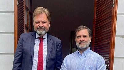 <div class="paragraphs"><p>Ackermann posted a picture with Gandhi as he hailed his "great discussion" with him.</p></div>