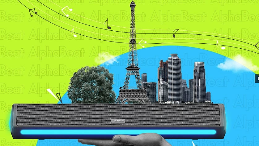 <div class="paragraphs"><p>Banner of a Thomson speaker.</p></div>