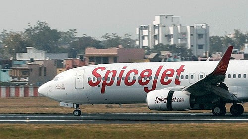 <div class="paragraphs"><p>A SpiceJet aircraft.</p></div>