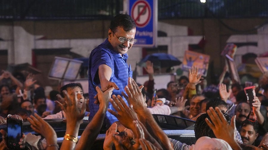 <div class="paragraphs"><p>AAP supremo and 'Haryana ka laal' Arvind Kejriwal.</p></div>