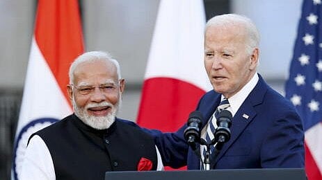 <div class="paragraphs"><p>President Joe Biden and Prime Minister Narendra Modi at the Quadrilateral Cancer Moonshot initiative event on the sidelines of the Quad Leaders Summit at Archmere Academy in Claymont, Delaware.&nbsp;</p></div>