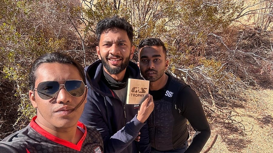 Sardar Shahan Khan (left), Dev Venkatesh (right) and Anand Haresan