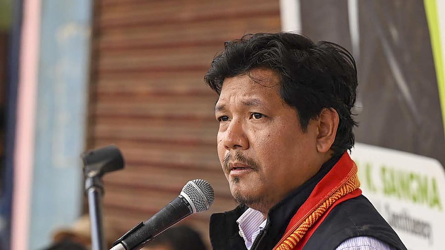 <div class="paragraphs"><p>Conrad K Sangma, the CM of Meghalaya </p></div>