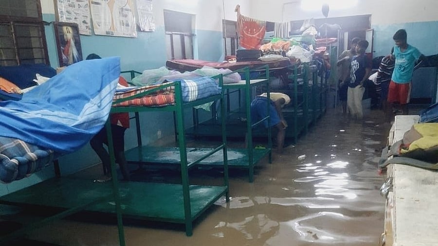 <div class="paragraphs"><p>Children of an orphanage in Whitefield woke up to find water flooding their rooms. </p></div>