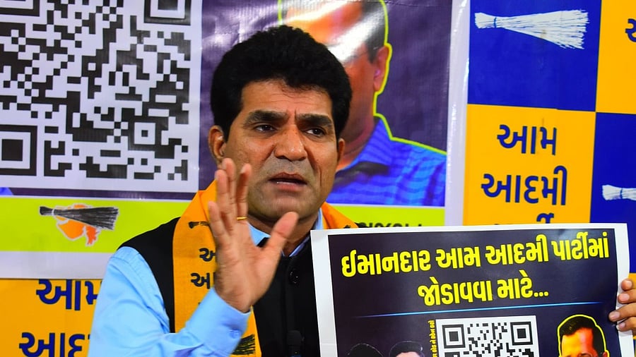 <div class="paragraphs"><p>AAP Gujarat president Isudan Gadhvi. </p></div>