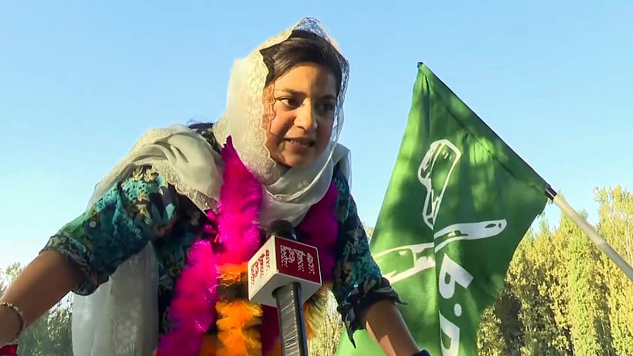 <div class="paragraphs"><p> Iltija Mufti, daughter of Peoples Democratic Party (PDP) chief Mehbooba Mufti and party candidate from Bijbehara constituency</p></div>