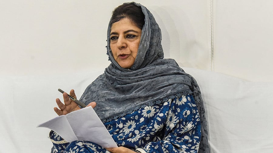 <div class="paragraphs"><p>PDP President and former chief minister of J&K Mehbooba Mufti</p></div>
