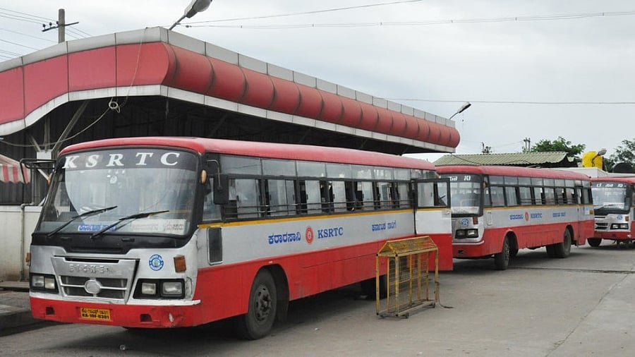 <div class="paragraphs"><p>KSRTC buses </p></div>