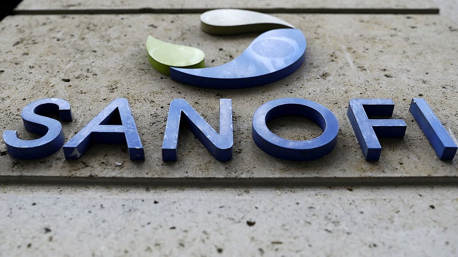 <div class="paragraphs"><p> The logo of Sanofi is seen at the company's headquarters in Paris.</p></div>