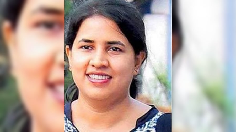 <div class="paragraphs"><p>Pinarayi Vijayan's daughter Veena Vijayan.&nbsp;</p></div>