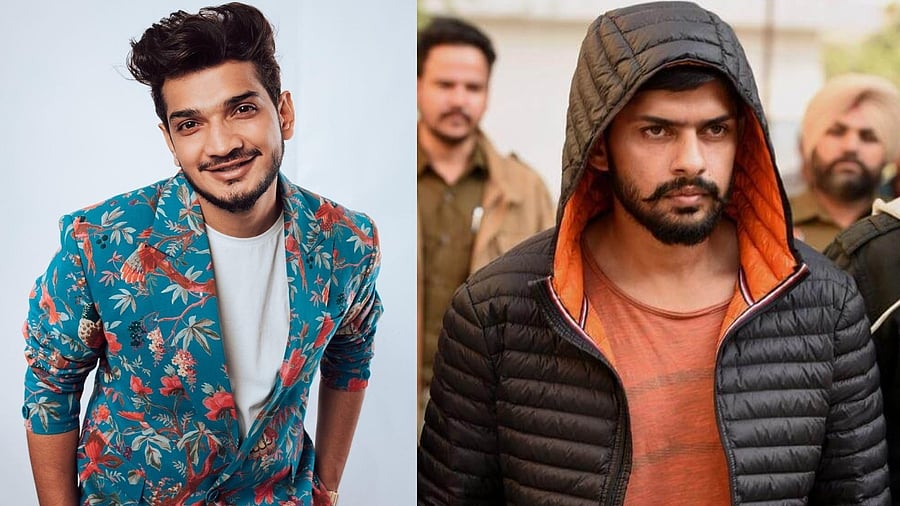 <div class="paragraphs"><p>A collage of Munawar Faruqui and Lawrence Bishnoi.</p></div>