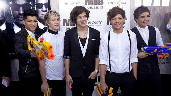 <div class="paragraphs"><p>Members of British-Irish boy band One Direction (L-R) Zayn Malik, Niall Horan, Harry Styles, Louis Tomlinson and Liam Payne.</p></div>