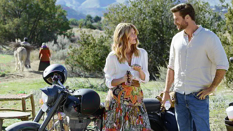 <div class="paragraphs"><p>Laura Dern and Liam Hemsworth in 'Lonely Planet'</p></div>