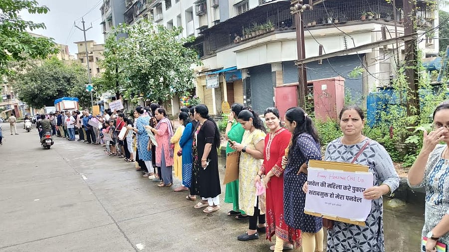 <div class="paragraphs"><p>The local people genuinely apprehend a law-and-order situation if the liquor shop was allowed to open, that too next to the main entrance of the building.</p></div>