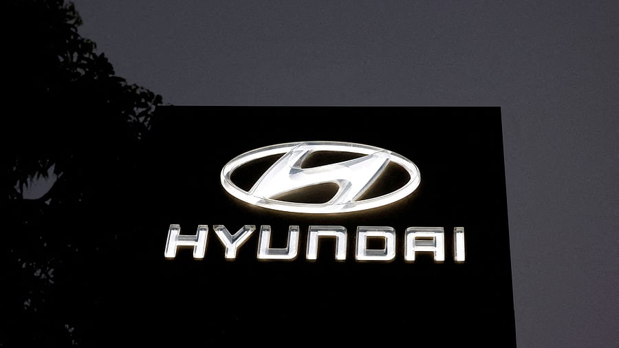 <div class="paragraphs"><p>The Logo of Hyundai Motor India Limited is seen outside a car showroom, in Ahmedabad.</p></div>