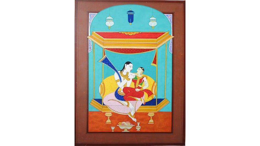 <div class="paragraphs"><p>Miniature paintings by artist Vijay Hagargundagi.</p></div>