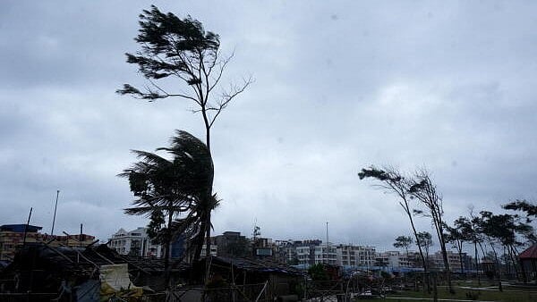 <div class="paragraphs"><p>Strong winds sweep through Digha after the landfall of Cyclone ‘Dana’, in Purba Medinipur district, West Bengal. </p></div>