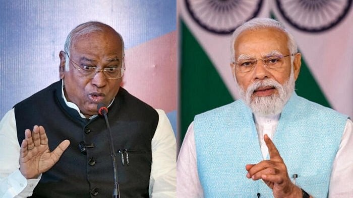 <div class="paragraphs"><p>Congress President Mallikarjun Kharge (L) and Prime Minister Narendra Modi (R).</p></div>