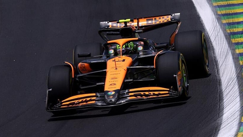 Norris fastest in sole practice for Sao Paulo GP