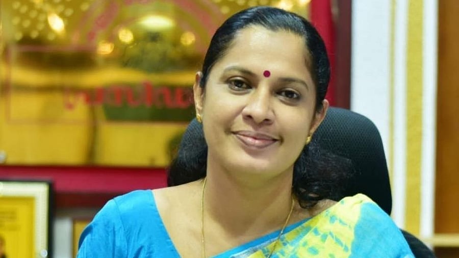 <div class="paragraphs"><p>P P Divya.</p></div>