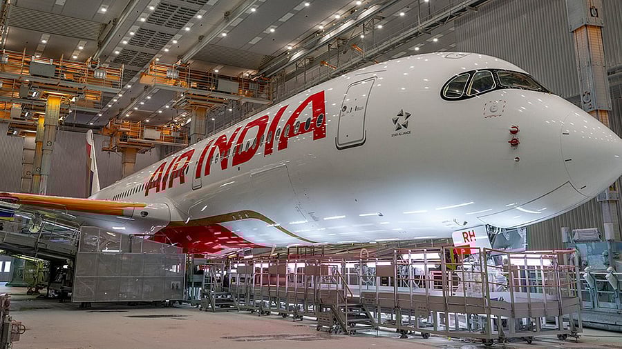 <div class="paragraphs"><p>An Air India Airbus A350 aircraft.</p></div>